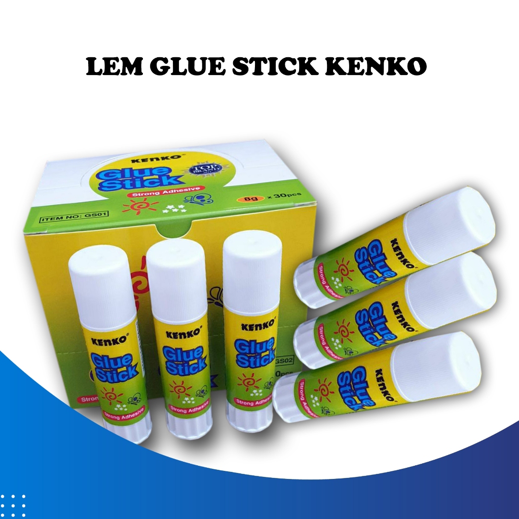 

Lem Glue Stick Kenko – Lem Padat Praktis untuk Kebutuhan Harian