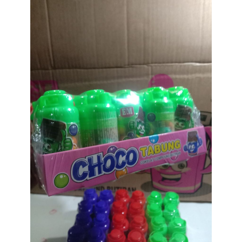 

Permen CHOCO Tabung Coklat Compound Butiran Isi 30 Pcs