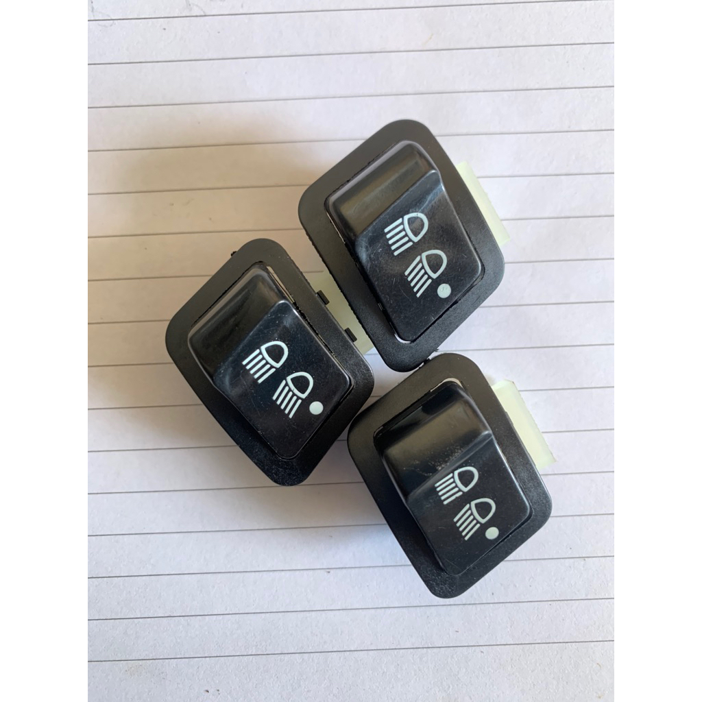 Saklar Tombol ON OFF 3titik dimmer motor honda