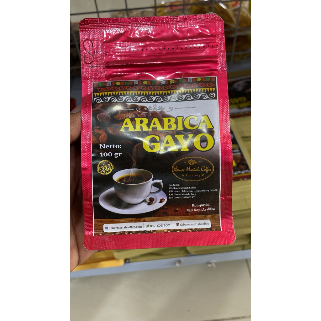 

Kopi Arabica Asli Aceh 100gr