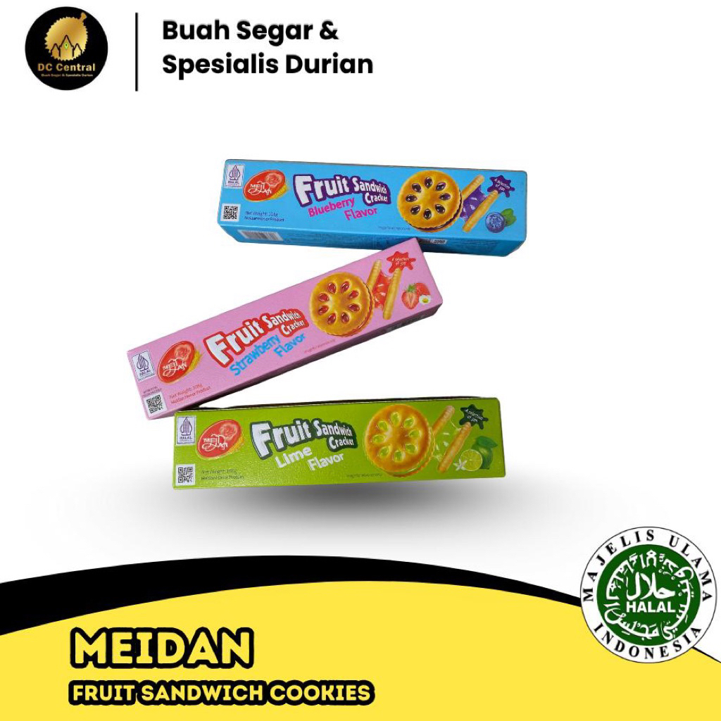 

Meidan Fruit Sandwich Biskuit | Lemon | Strawbery | Blueberry