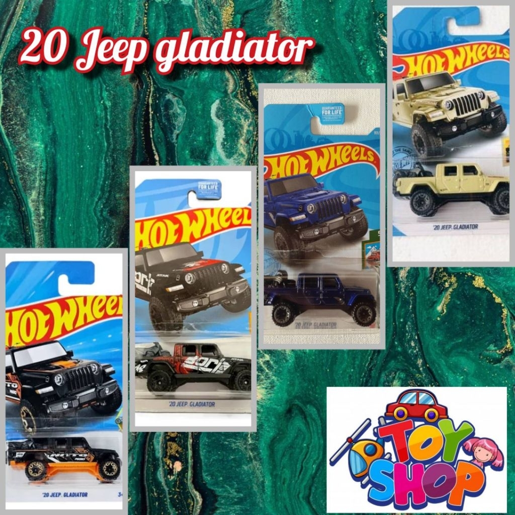 Hot wheels 20 Jeep gladiator