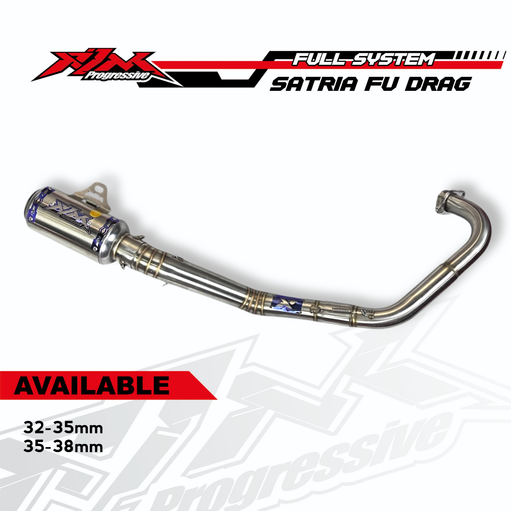knalpot satria fu competisi drag inlet 50mm 51mm original rjm muffler