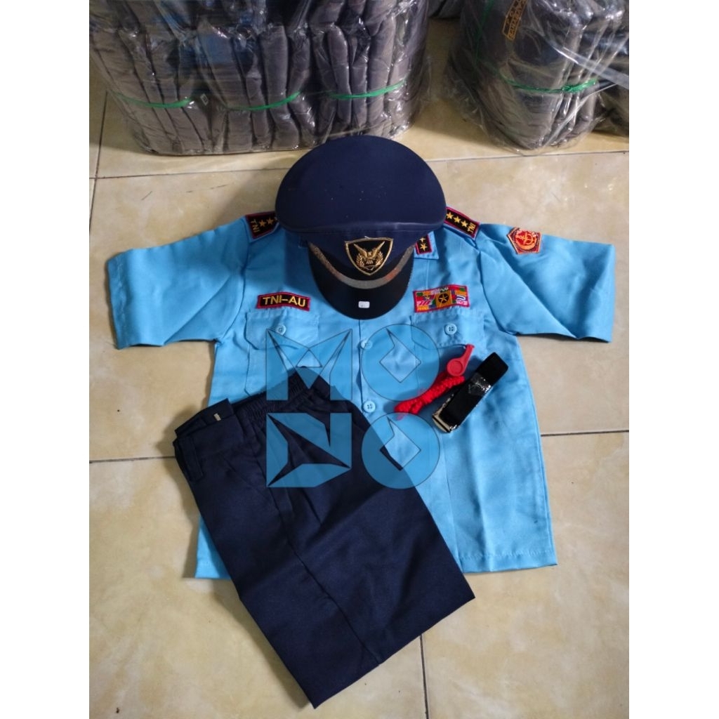 baju seragam TNI AU anak TK