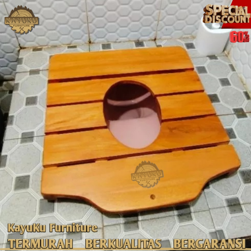 KayuKu Furniture Termurah Papan wc papan toilet jongkok anak dudukan wc anak papan kloset palet kayu