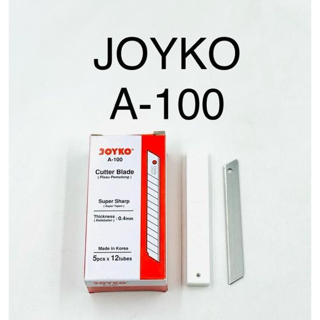 

isi Pisau Cutter Joyko A 100 1 Tube isi ( 5Pcs )
