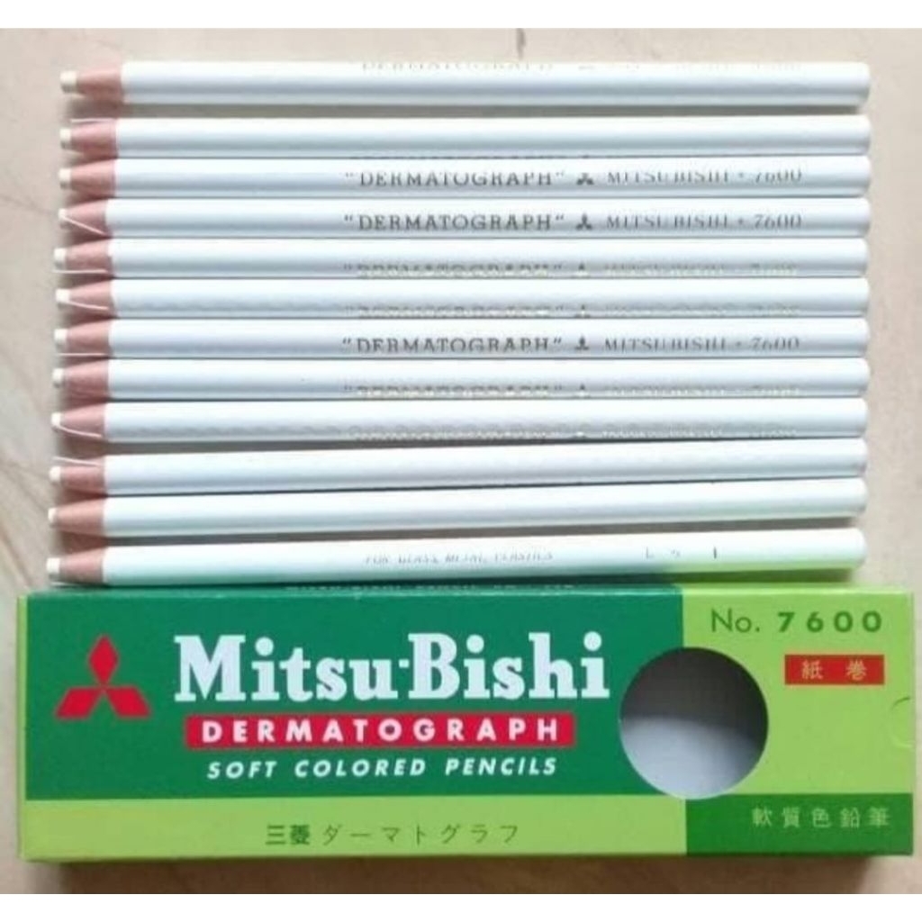 

Pensil kaca dermatograf Mitsubishi putih harga 1 pcs ya bukan 1 pack