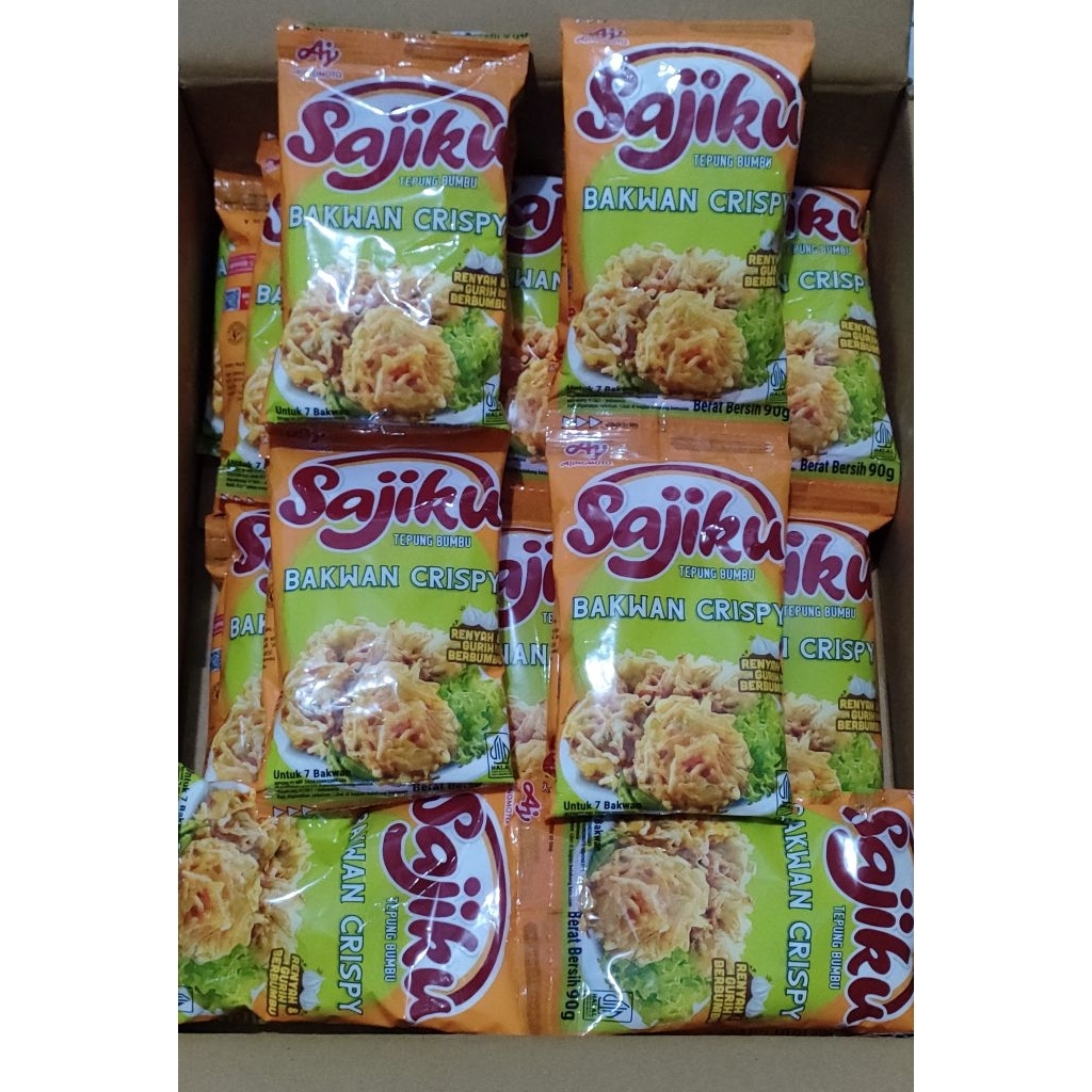 

Sajiku Tepung Bumbu bakwan crispy 90gram / isi 5 sachet