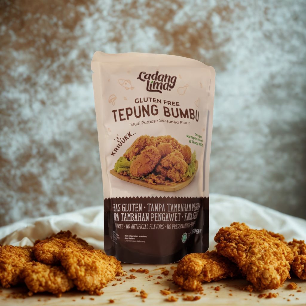 

Ladang Lima Tepung Bumbu Serbaguna | Tepung Bumbu Gluten Free