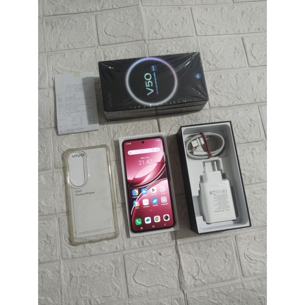 Vivo V40 [5G] 12+12/256 & Vivo V50 [5G] 12+12/512 Second Mulus Garansi Panjang