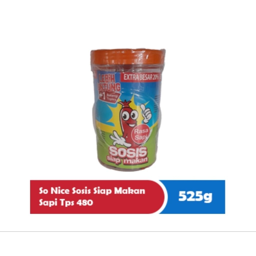 

SOSIS SO NICE ( 1 KARTON ) ISI 6 TOPLES x 24 pcs