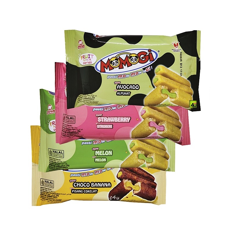 

Momogi FRUITS - Snack Ekstrudat Rasa BUAH - Sachet 20 gr