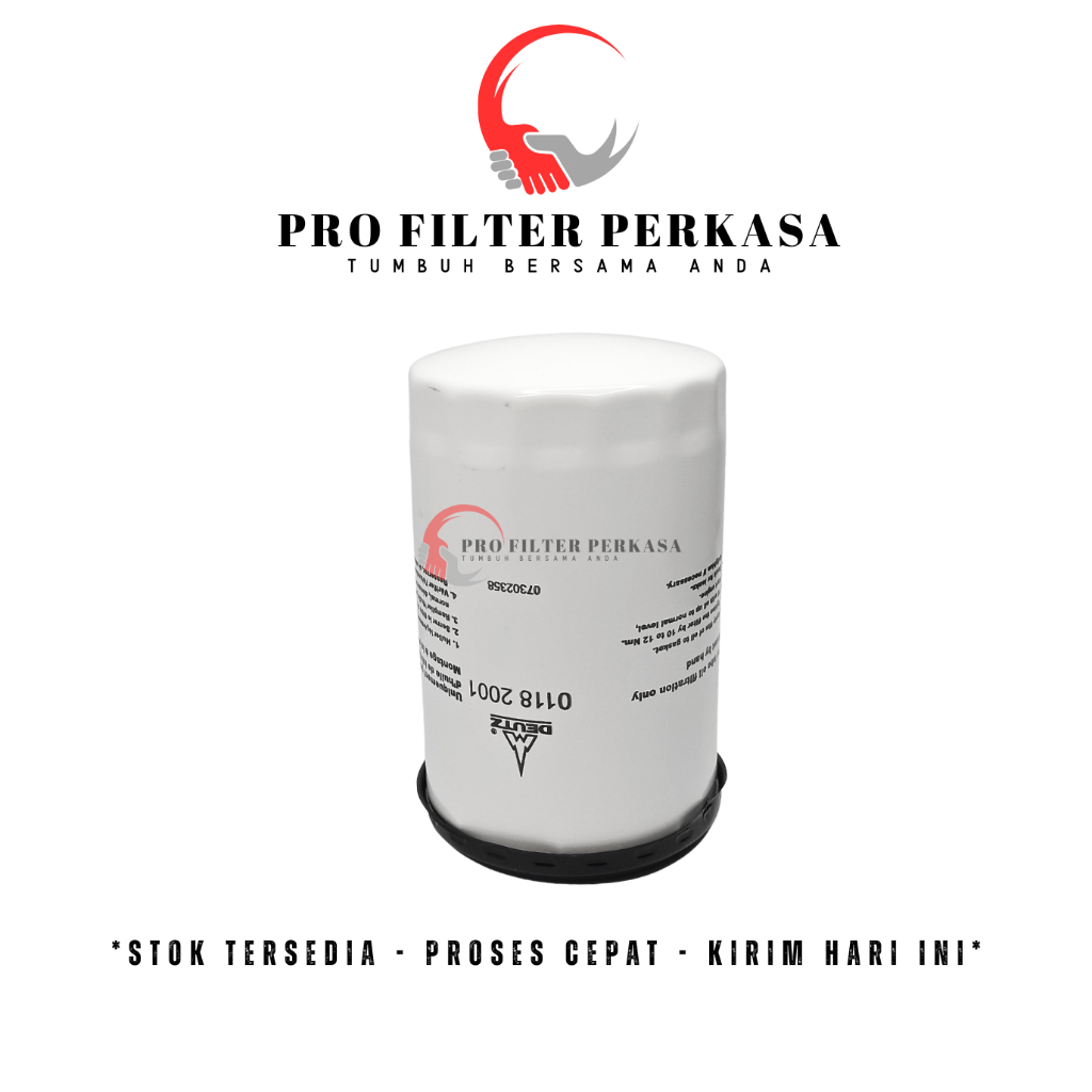 01182001 Deutz Filter Premium Saringan Mesin Genset Berkualitas Terbaik 0118 2001