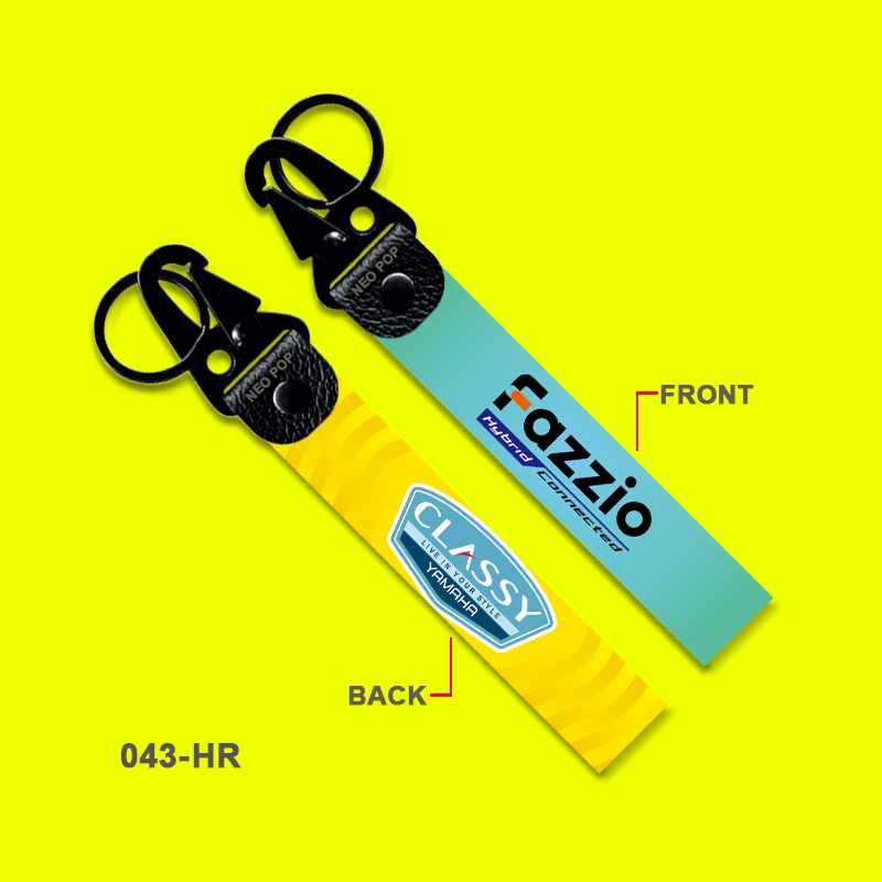 GANTUNGAN KUNCI PREMIUM YAMAHA FAZZIO KEYCHAIN SEPEDA MOTOR CLASSIC CLASSY VINTAGE RETRO SCOOTER MAT