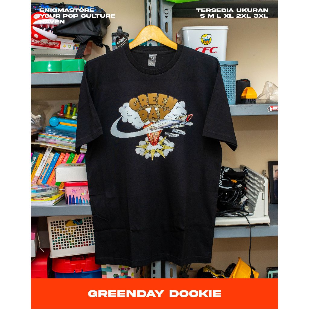 KAOS GREEN DAY DOOKIE - TSHIRT BAND VINTAGE