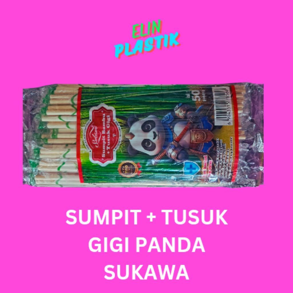 Sumpit Bambu + Tusuk gigi / Sumpit Panda / Sumpit bambu / Sumpit sukawa / Sumpit + Tusuk gigi / Sump