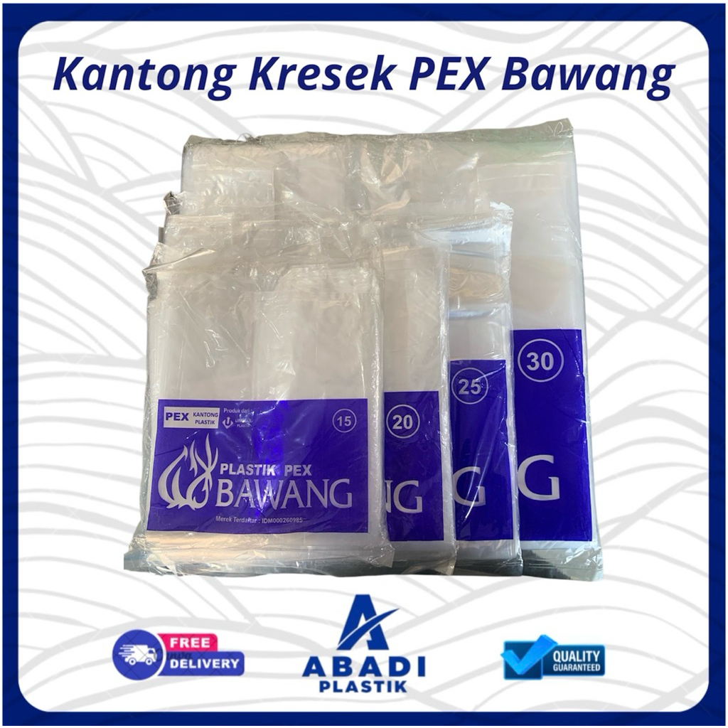 Kantong Kresek PEX Bawang / Kantong Kresek bening