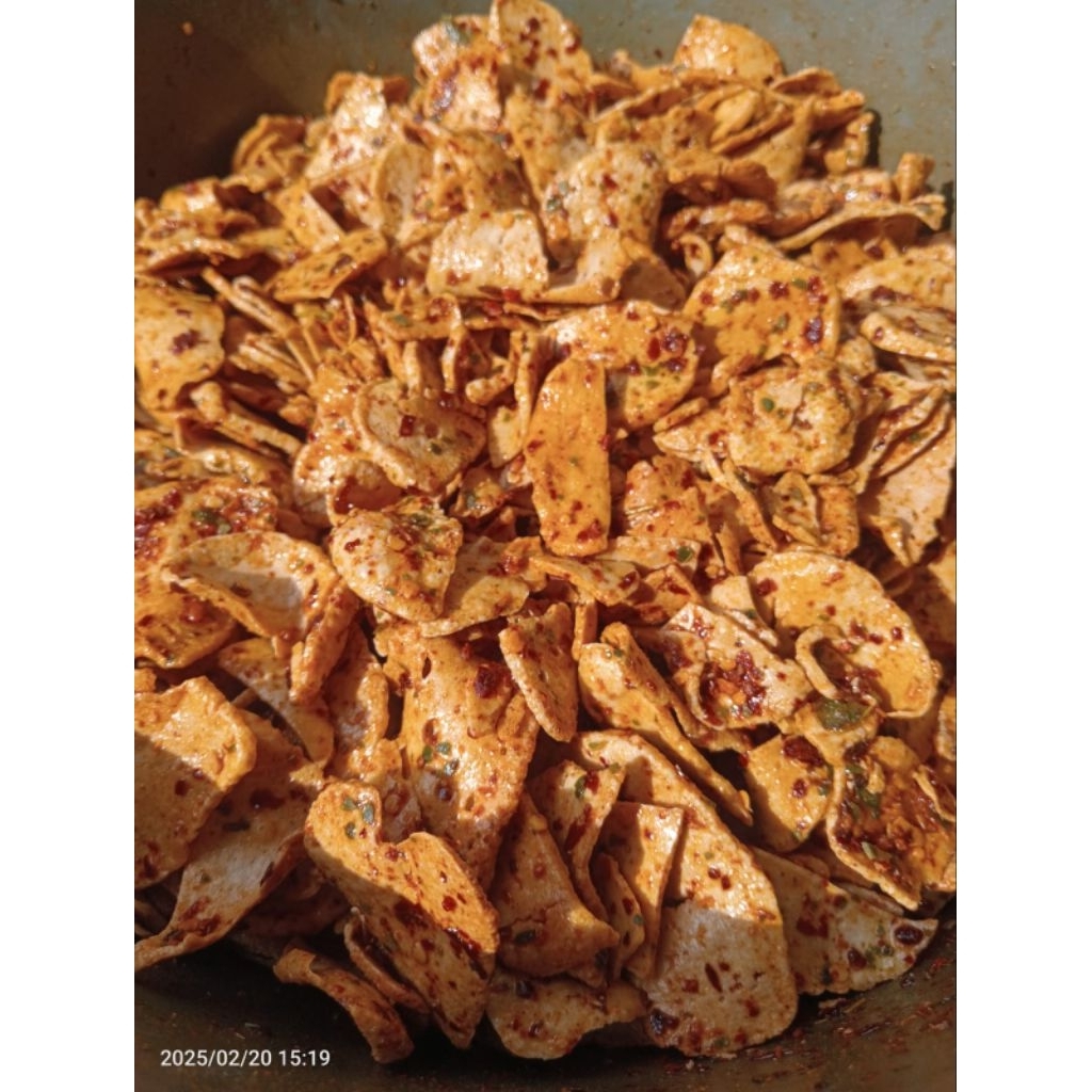 

Basreng kriuk daun jeruk pedas original 1 kg basreng renyah basreng viral