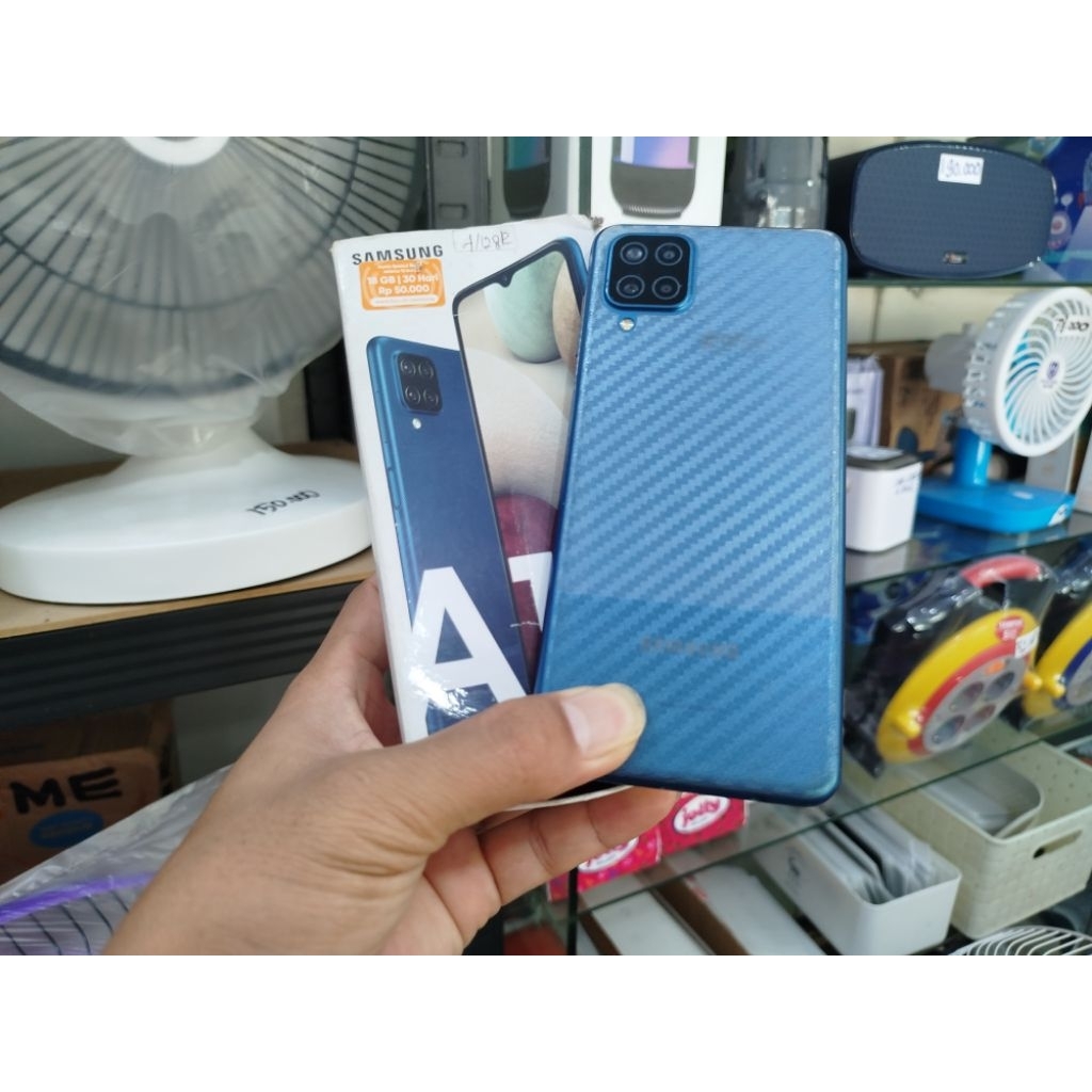 SAMSUNG A12 RAM 4/128 ORIGINAL SEKEN LIKE NEW
