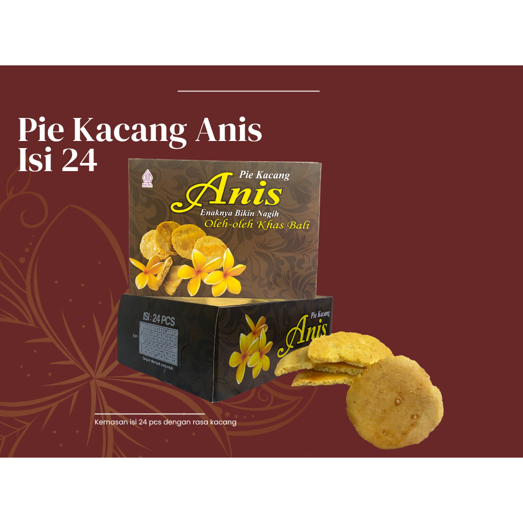 

Pie Kacang Anis Isi 24 Pcs