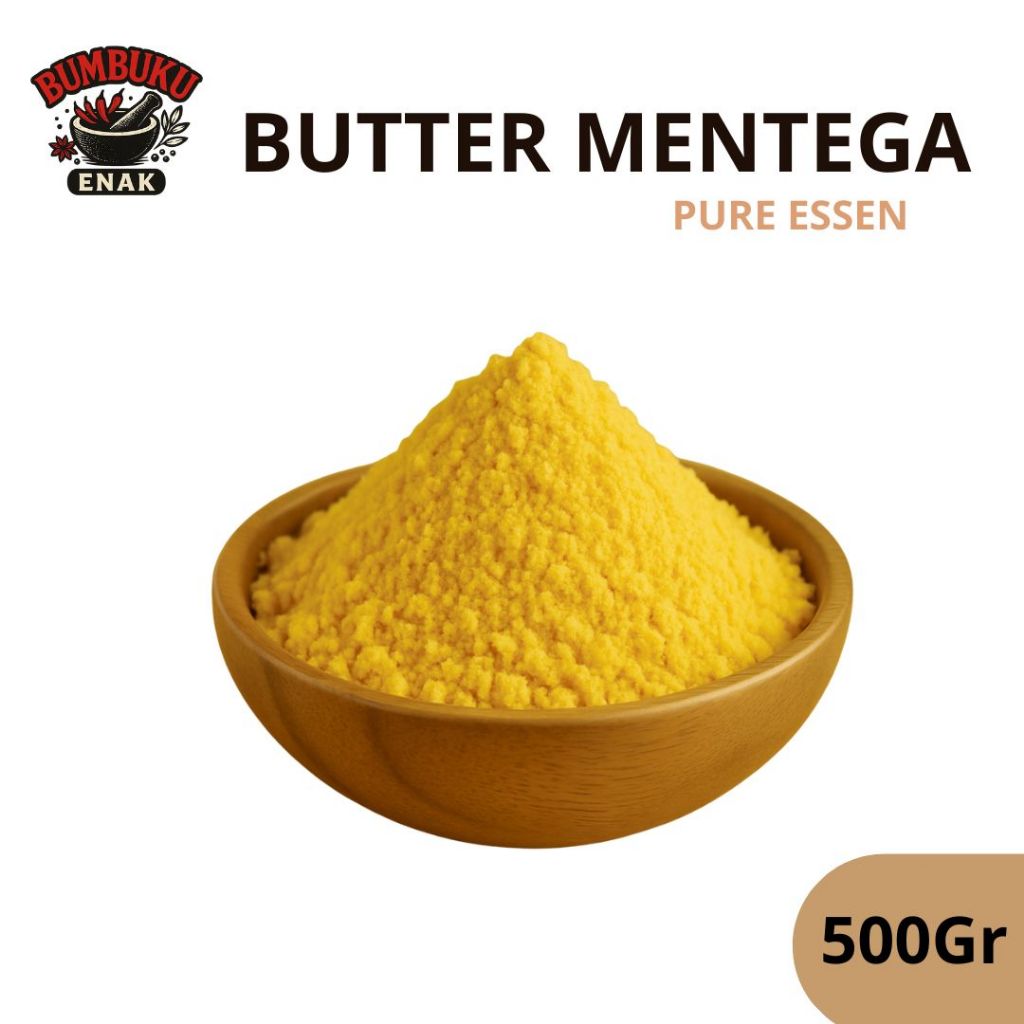 

Bubuk Butter Mentega 500gr Pure Essence | Rasa Gurih Lembut untuk Popcorn, Kentang & Roti