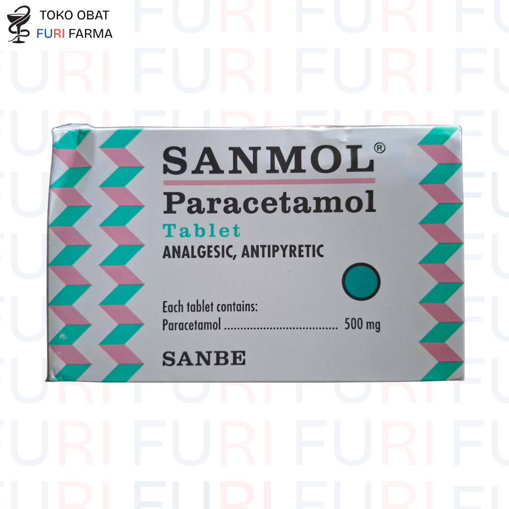 Sanmol Tablet 1 Box | Obat Demam Nyeri