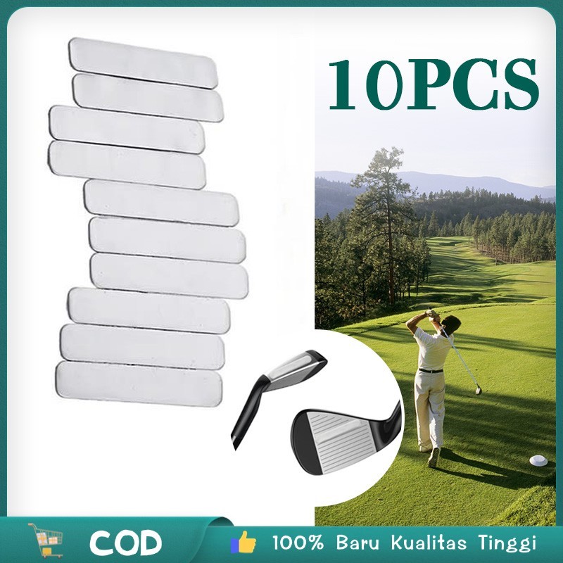 10pcs  Sticker Pemberat Raket Tape Lead Timah Pemberat Golf Tape Lead  Timah Pemberat Untuk Raket Go