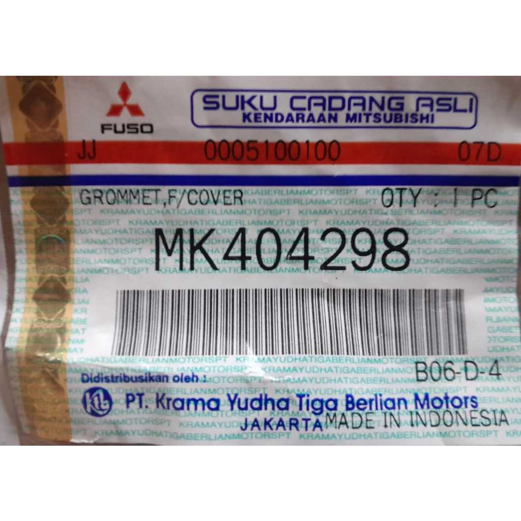 GROMET COVER NOZZLE WIPER MITSUBISHI CANTER / MK404298