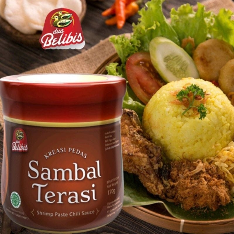 

Sambal Terasi Dua Belibis 170g [Botol Kaca]