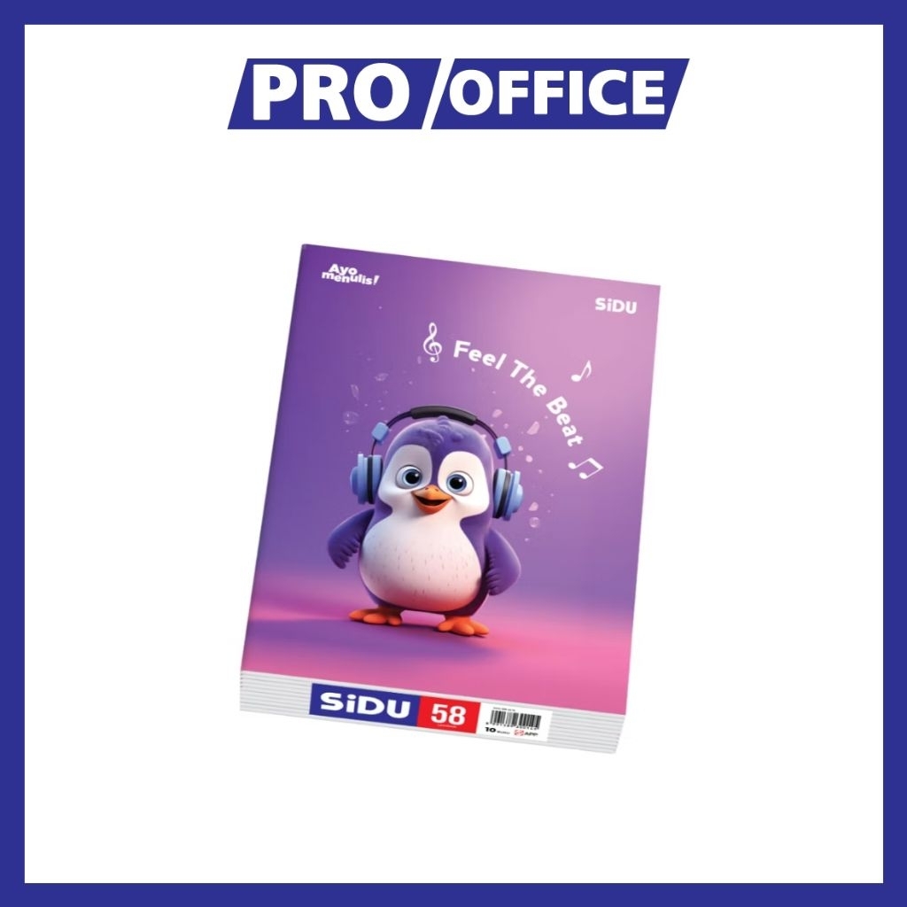 

ProOffice - Buku Tulis Sidu 58 Lembar - Putih Tebal