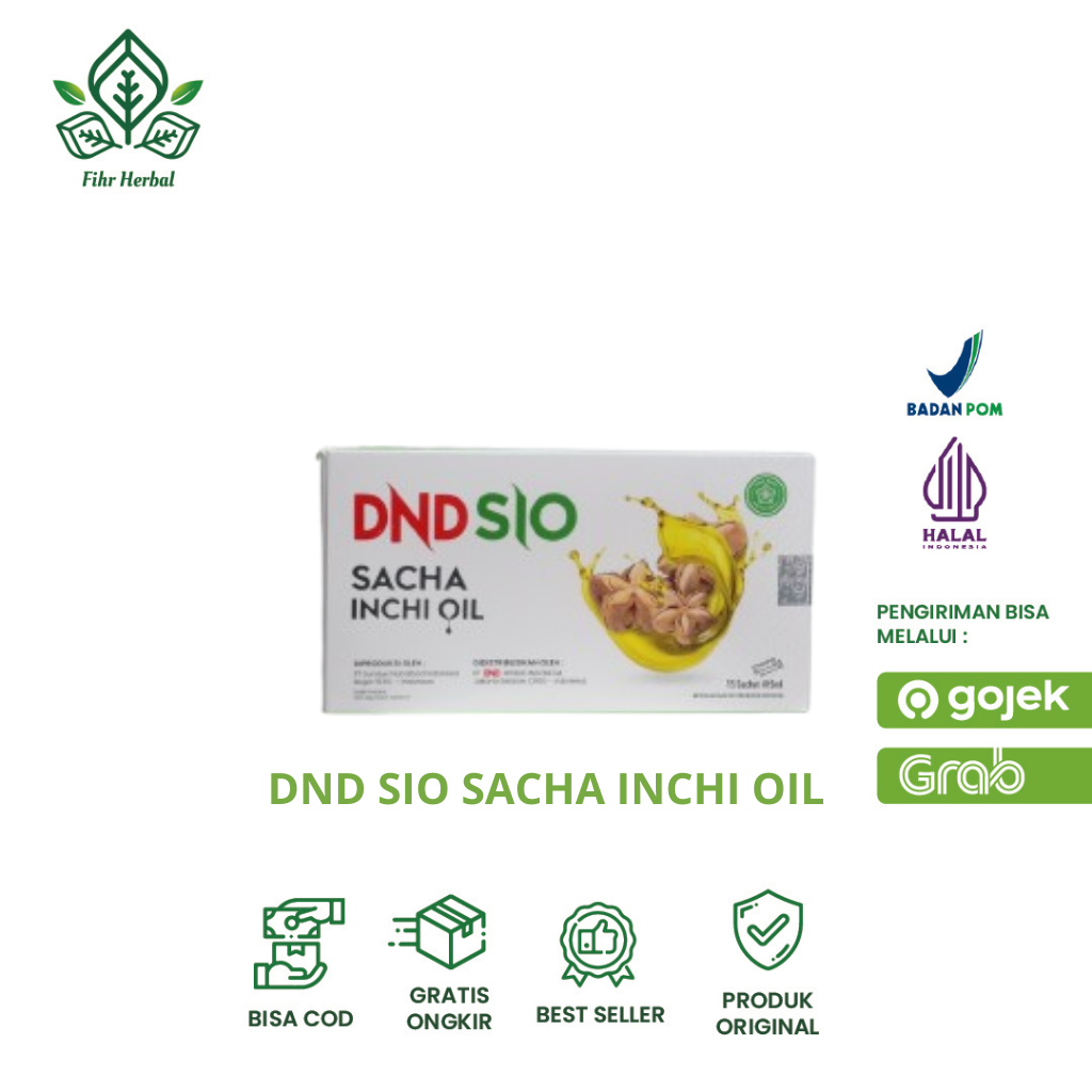DND Sacha Inchi Oil Isi 15 Sachet Minyak Sacha Inchi Membantu Jaga Kesehatan Jantung, Diabetes, dan 