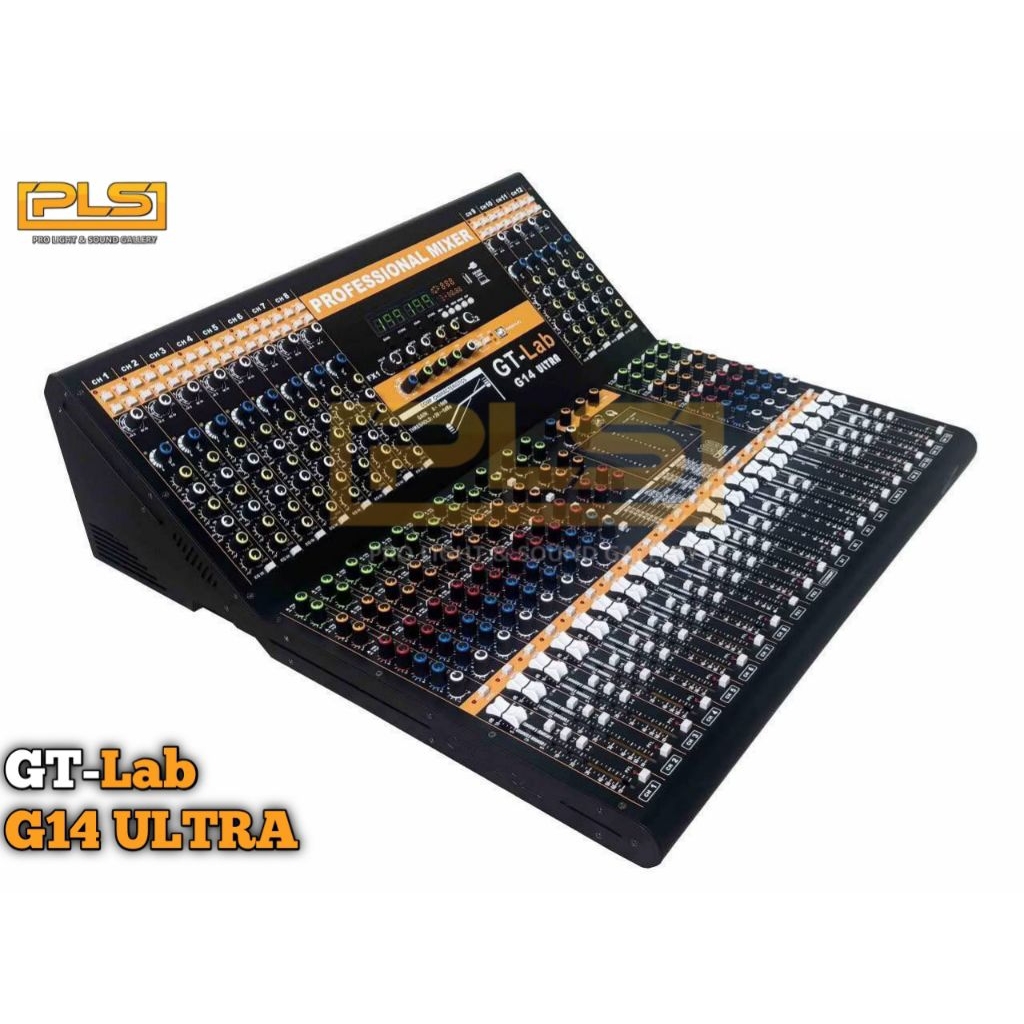 MIXER PROFESSIONAL AUDIO / GT-LAB G14 ULTRA / MIXER 12 CHANNEL