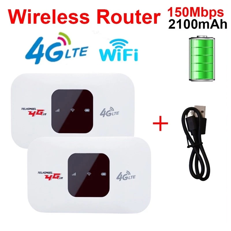 Akses internet nirkabel berkecepatan tinggi mini wifi portabel Modem Wifi Telkomsel 4g Lte Unlock Al