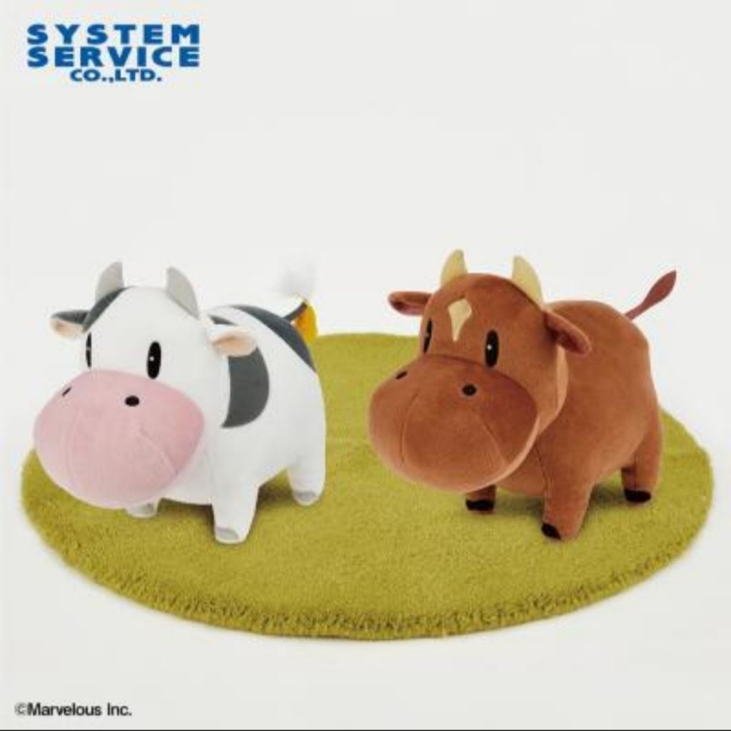 Boneka Sapi Coklat Harvest Moon Story Of Season