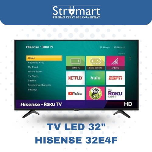 TV LED 32" HISENSE 32E4F