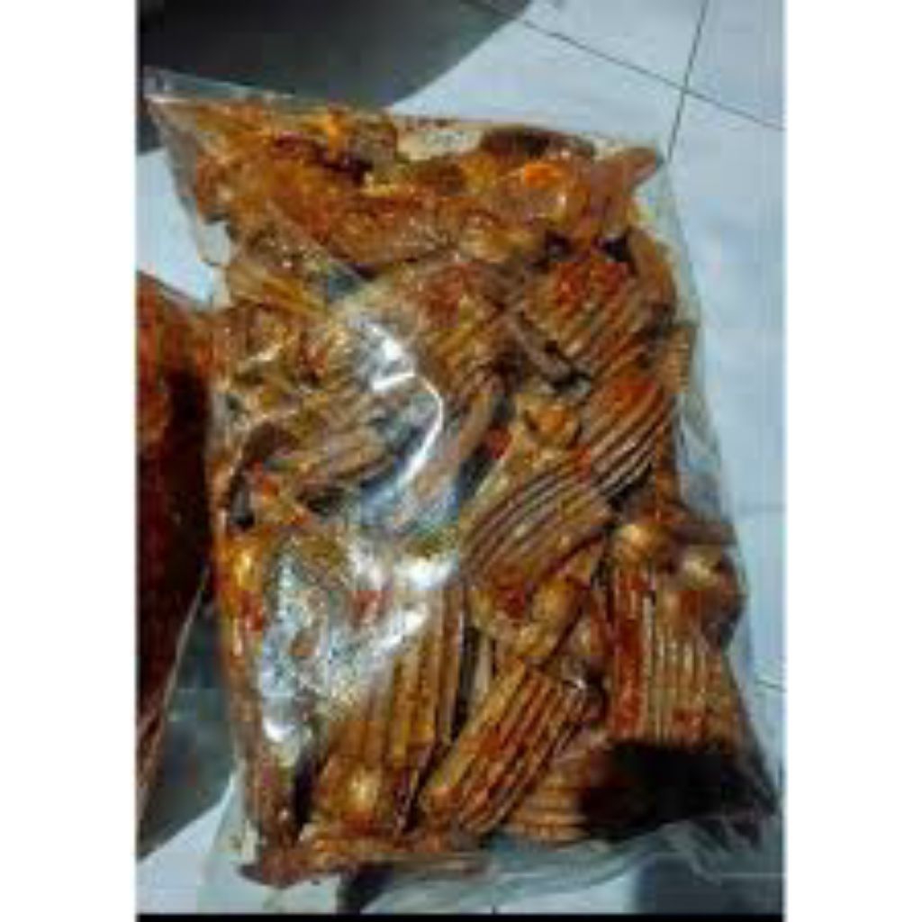 

kerupuk sebring asbes atau kerupuk jengkol pedas daun jeruk