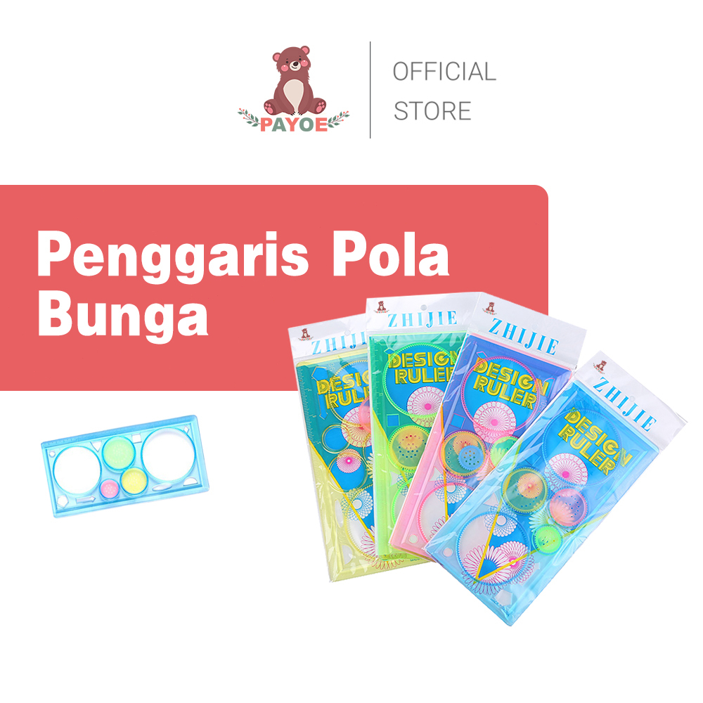 

PAYOE Penggaris Rotary Geometri LengkapPenggaris Rotari BungaGarisan Rotary Pattern Bunga