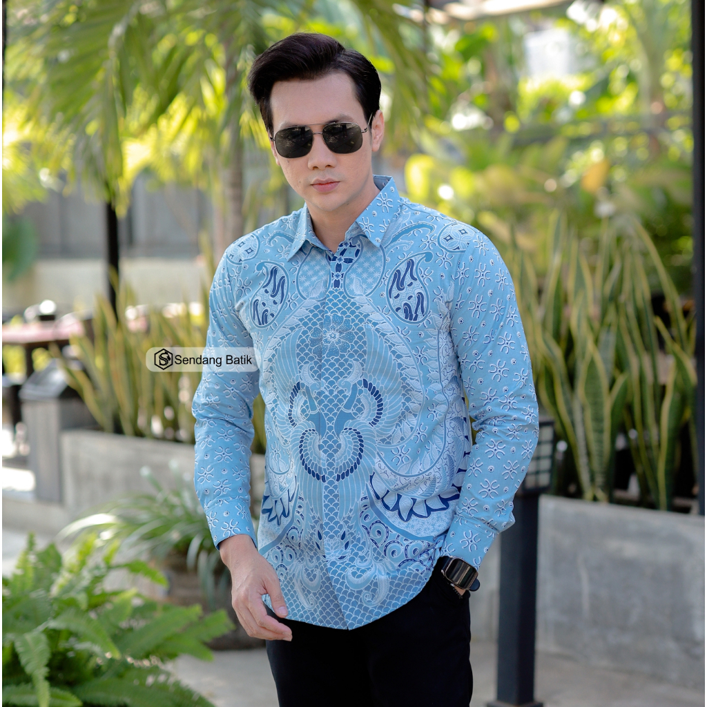 SENDANG BATIK Kemeja baju atasan hem batik pria premium lengan panjang lapis full furing erro motif 