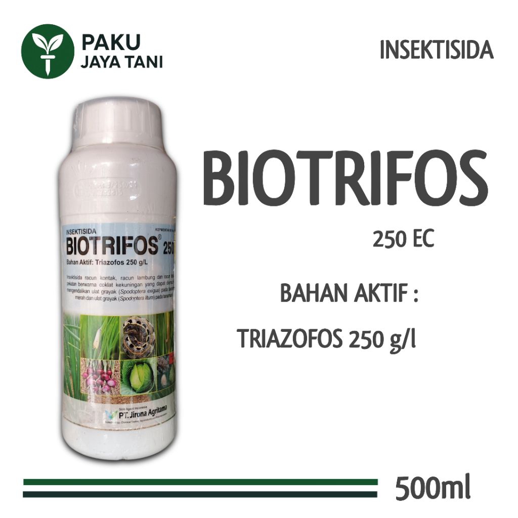 BIOTRIFOS 250 EC - 500ml | INSEKTISIDA KONTAK PENGENDALIAN LALAT BUAH | OBAT ULAT | OBAT KEMBUNG BUA