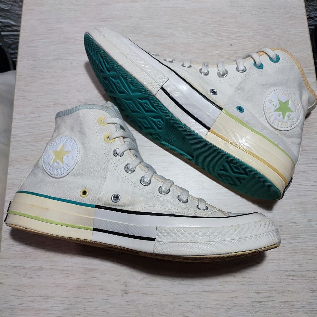 Converse CT 70's High 'White Pack - Chambray Blue', Size. 41/26cm, Made in Vietnam.