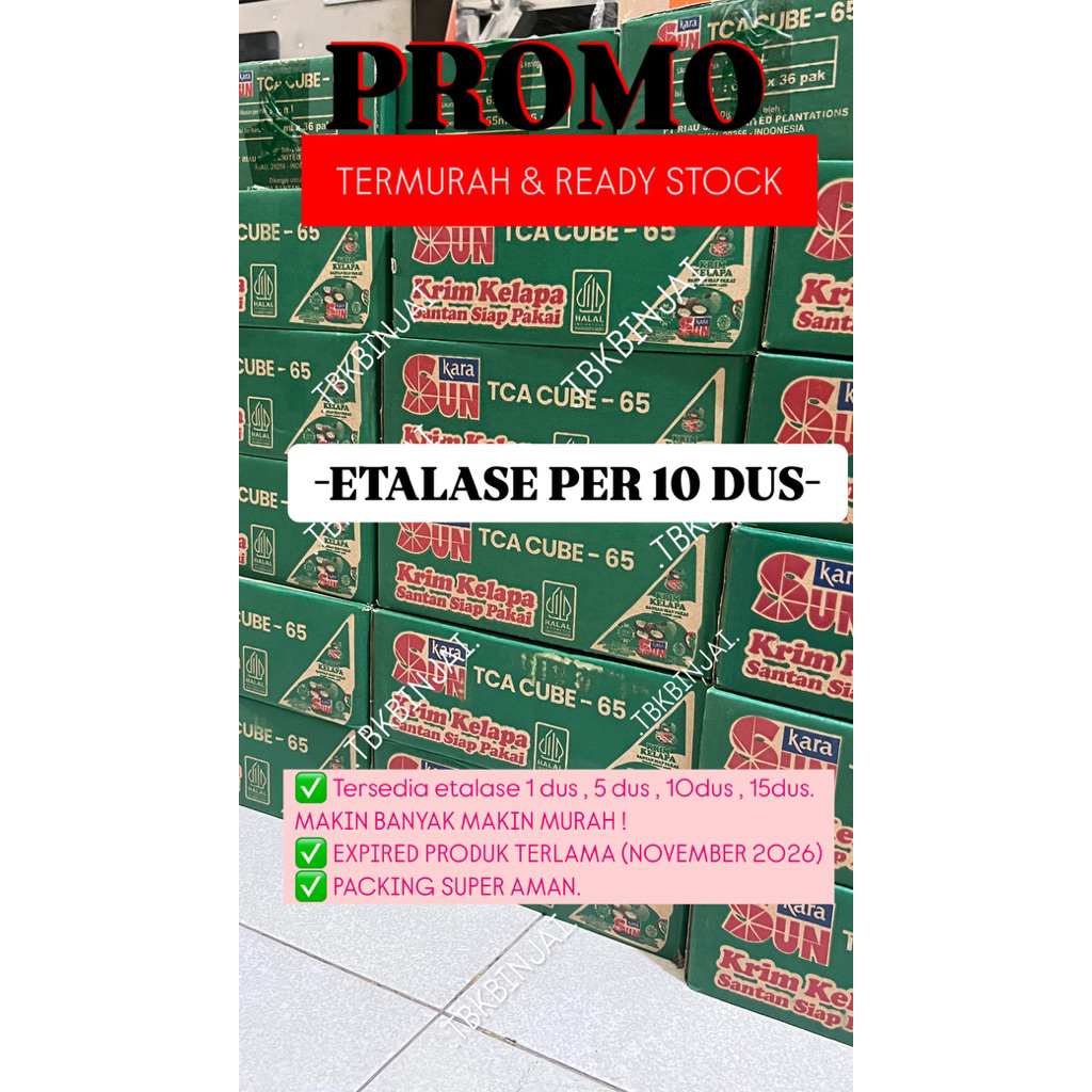 

santan kara 65ml 10DUS (TERMURAH) (PROMO)