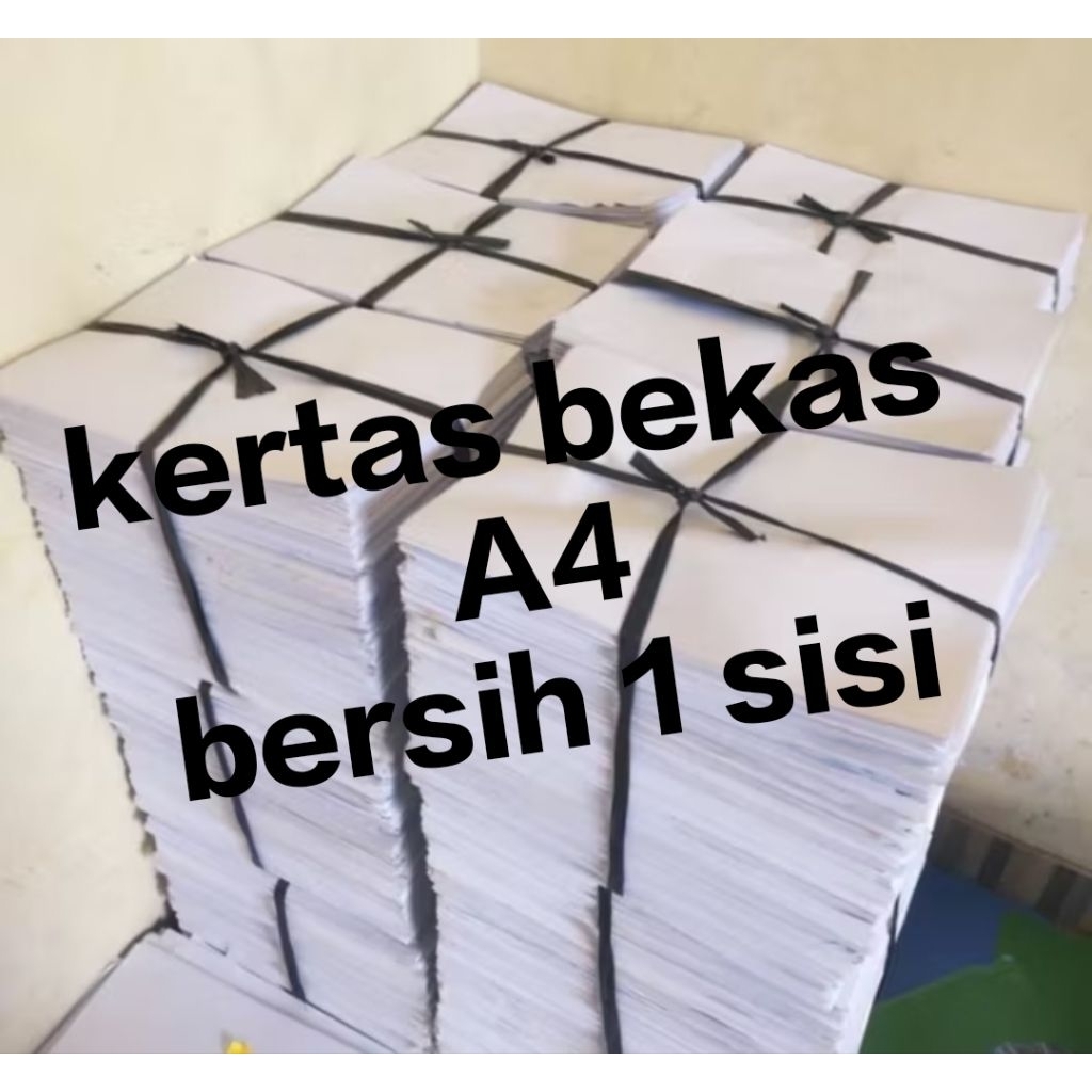 

preloved kertas A4 bersih 1 sisi berat 1kg