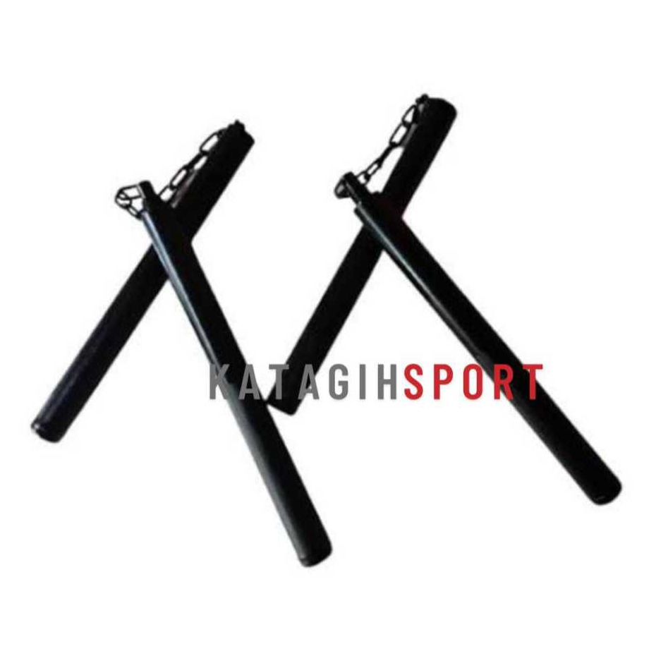 Double Stick Bushido Stell XL Black / Nunchaku Double Stick Besi Bushido Black