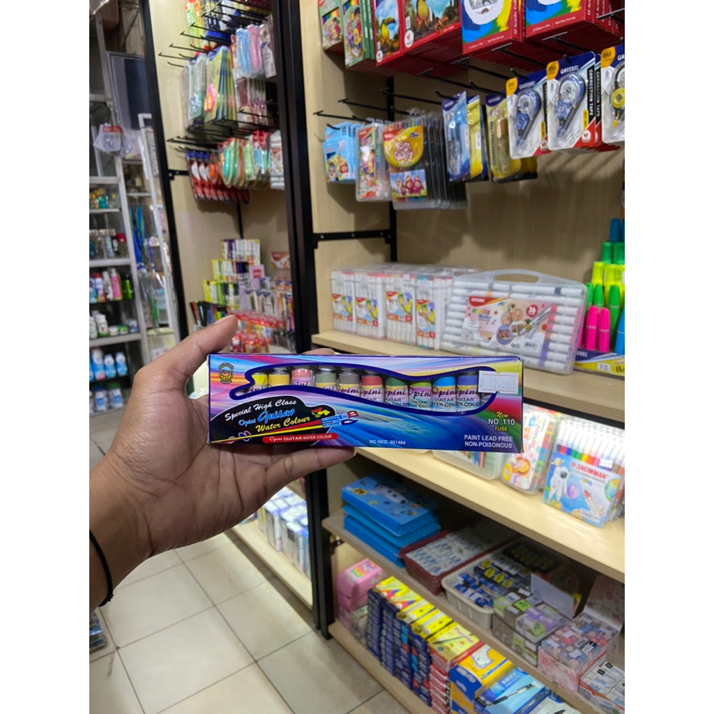 

Cat Air Guitar Water Colour 12 warna