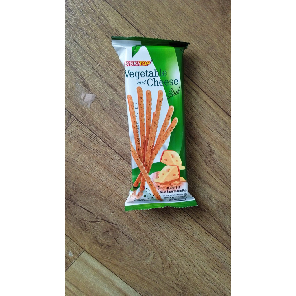 

BISKITOP VEGETABLE CHEESE STICK 50 gr