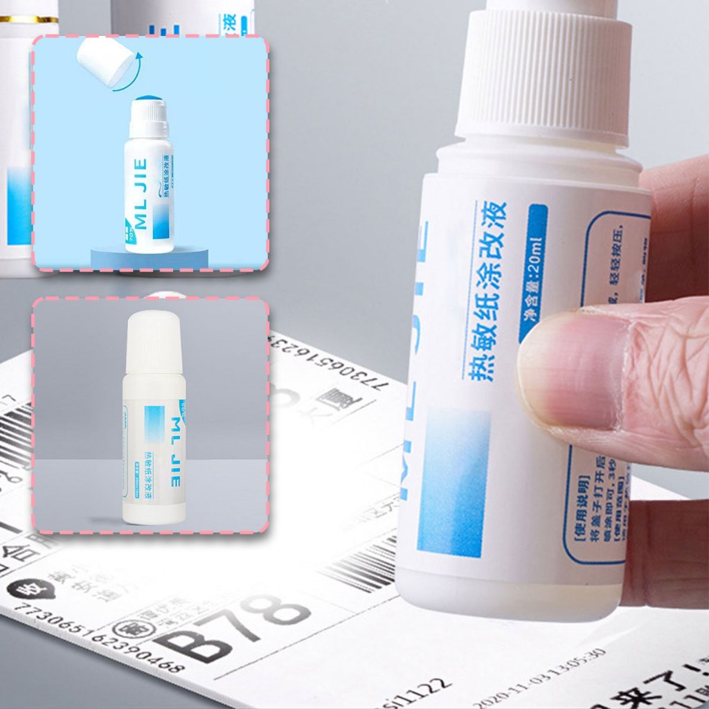 

Cairan koreksi kertas termal, segel cepat kering, penghapus informasi cepat, alat perlindungan privasi berkapasitas besar