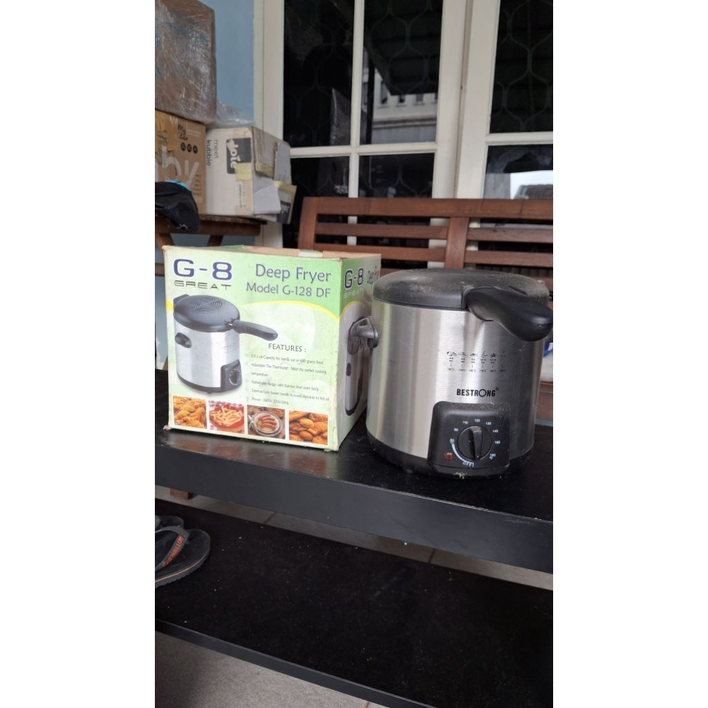 Deep fryer G128DF (penggorengan listrek) merk GREAT G-8