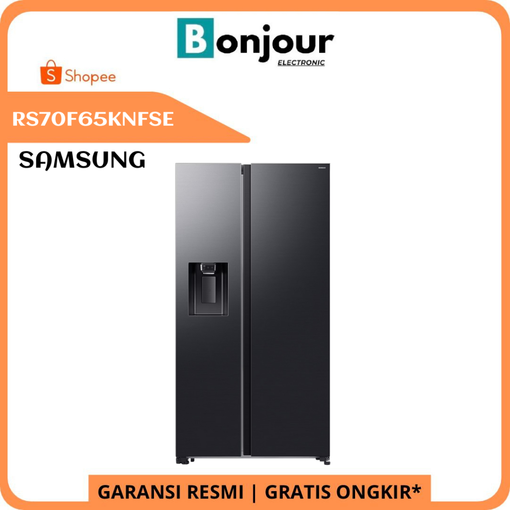 Kulkas Bespoke Samsung RS70F65KNFSE 660 Liter Samsung Water Dispenser RS70F65KNFSE
