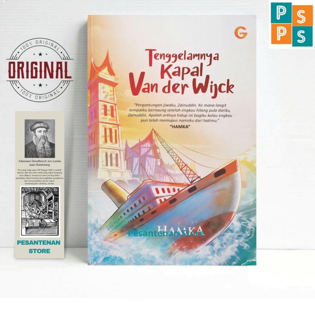 Buku Tenggelamnya Kapal Van Der Wijk Prof. Hamka Novel Buya Hamka Gip
