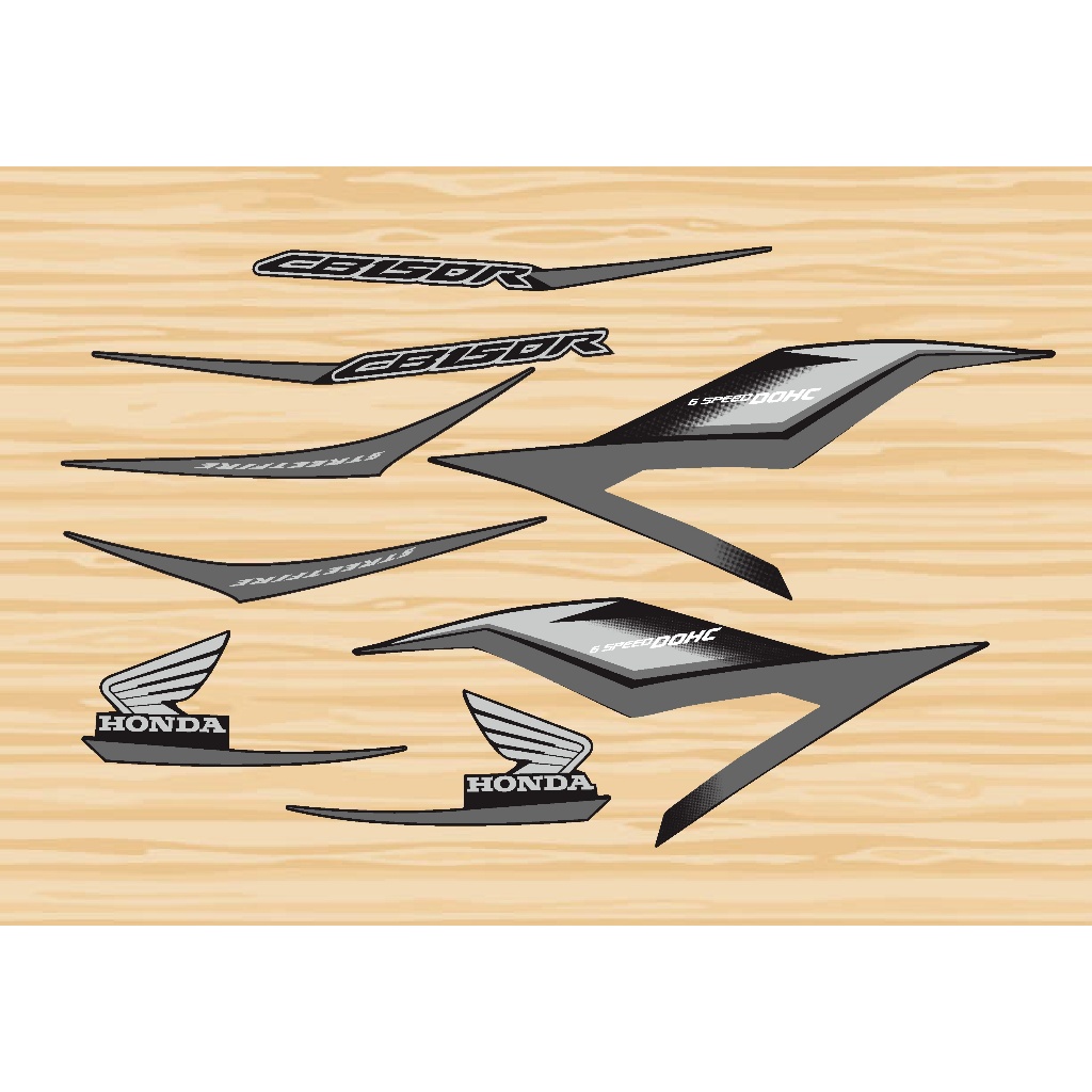 striping stiker cb150r 2019 cb 150r hitam